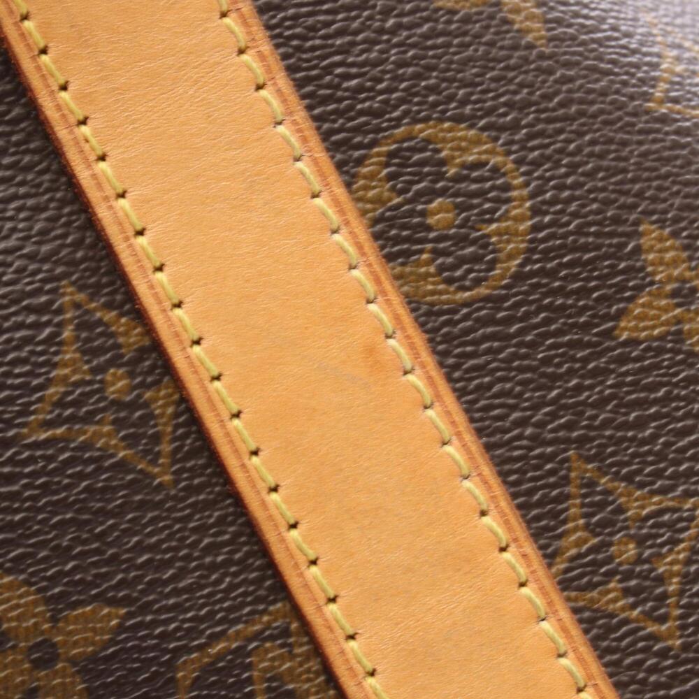 LOUIS VUITTON Brown Monogram Leather Keepall 45 Boston Bag - Picture 9 of 11